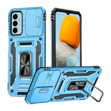 Чохол Samsung A276 Galaxy A27, Epik Camshield Army Ring, Light Blue, Блакитний