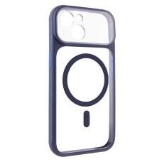 Чехол Apple iPhone 14, GETMAN Moon Clear, MagSafe, Синий
