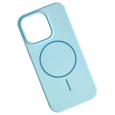 Чехол Apple iPhone 13 Pro, Air Beats, MagSafe, Light Cyan, Голубой