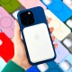 Чехол Apple iPhone 14, Air Beats, MagSafe, Лиловый