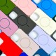 Чехол Apple iPhone 15, Air Beats, MagSafe, Бежевый