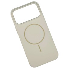 Чохол Apple iPhone 17 Pro Max, Air Beats, MagSafe, Ванільний