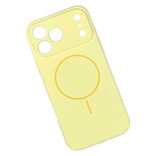 Чехол Apple iPhone 13 Pro, Air Beats Full Camera, MagSafe, Cream Yellow, Желтый
