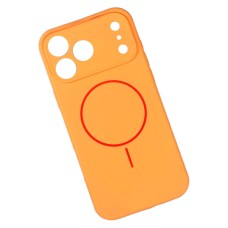 Чехол Apple iPhone 13 Pro, Air Beats Full Camera, MagSafe, Оранжевый