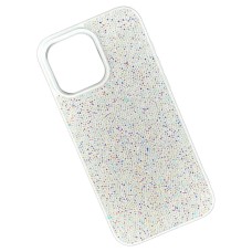 Чехол Apple iPhone 15 Pro Max, Swarovski Diamonds, Белый