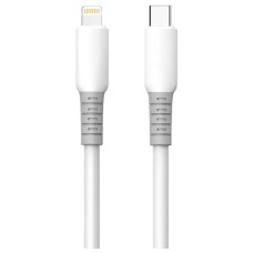 USB кабель ColorWay CW-CBPDCL093-WT Apple iPhone SE 2022, iPhone 14 Pro Max, iPhone 14 Plus, iPhone 14 Pro, iPhone 14, iPhone 13 Pro, iPhone 13 Mini, iPhone 13, iPhone 13 Pro Max, iPhone 12 Mini, iPhone 12 Pro Max, Lightning, 1.0 м., Белый
