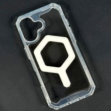 Чехол Apple iPhone 17, UAG Pathfinder Clear, MagSafe, Белый