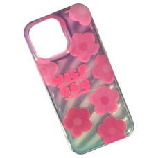 Чохол Apple iPhone 13 Pro, Wave Dream, Pink Flowers, Малюнок