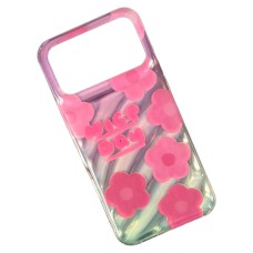Чохол Apple iPhone 17 Pro, Wave Dream, Pink Flowers, Малюнок