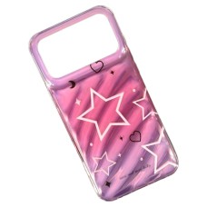 Чохол Apple iPhone 17 Pro, Wave Dream, Pink Stars, Малюнок