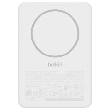 Павербанк (Power Bank) Belkin Power Bank Slim Magnetic, 5000 mAh, Белый